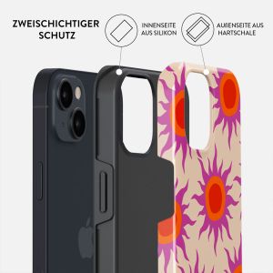 Burga Tough Back Cover für das iPhone 14 - Sunset Glow