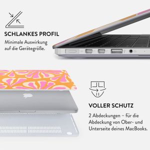 Burga Hardshell Hülle für das MacBook Air 13 Zoll (2018-2020) - A1932 / A2179 / A2337 - Aloha