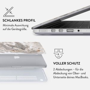 Burga Hardshell Hülle für das MacBook Air 13 Zoll (2018-2020) - A1932 / A2179 / A2337 - Snowstorm
