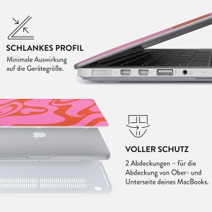 Burga Hardshell Hülle für das MacBook Air 13 Zoll (2022) / Air 13 Zoll (2024) M3 chip - A2681 / A3113 - Ride the Wave