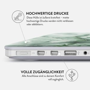 Burga Hardshell Hülle für das MacBook Air 13 Zoll (2022) / Air 13 Zoll (2024) M3 chip - A2681 / A3113 - Pistachio Cheesecake