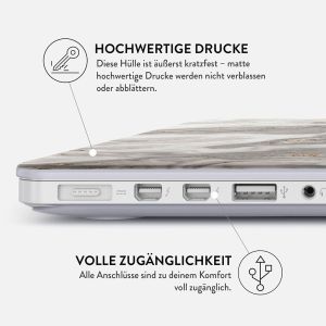 Burga Hardshell Hülle für das MacBook Pro 14 Zoll (2021) / Pro 14 Zoll (2023) M3 chip - A2442 / A2779 / A2918 - Snowstorm