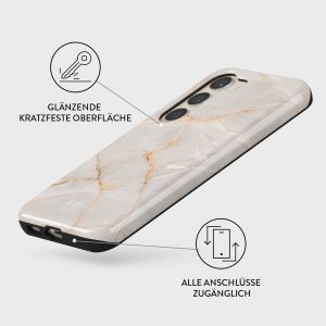 Burga Tough Back Cover für das Samsung Galaxy S23 - Vanilla Sand