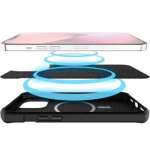 Itskins Silk MagSafe Hülle für das iPhone 13 Mini - Schwarz