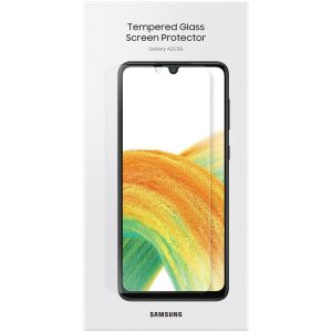 Samsung Original S View Cover Klapphülle + Displayschutzfolie für das Galaxy A33 - Schwarz