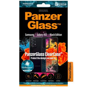 PanzerGlass ClearCase AntiBacterial für das Samsung Galaxy A52(s) (5G/4G) - Schwarz