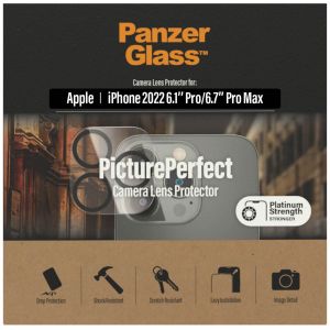 PanzerGlass Kameraprotektor aus Glas für das iPhone 14 Pro / 14 Pro Max