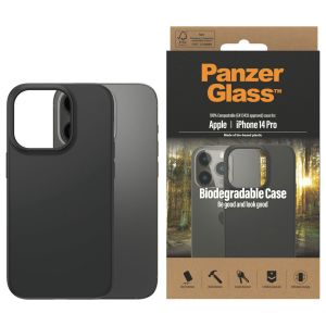 PanzerGlass Biodegradable Back Cover für das iPhone 14 Pro - Schwarz