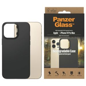 PanzerGlass Biodegradable Back Cover für das iPhone 14 Pro Max - Schwarz