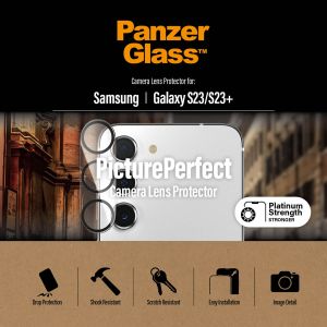 PanzerGlass Kameraprotektor aus Glas für das Samsung Galaxy S23 / S23 Plus