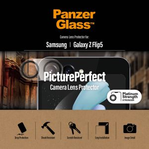 PanzerGlass Kameraprotektor aus Glas für das Samsung Galaxy Z Flip 5