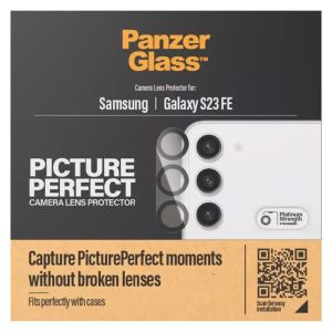 PanzerGlass Kameraprotektor aus Glas für das Samsung Galaxy S23 FE