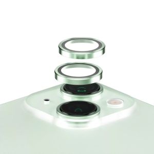 PanzerGlass Kameraprotektor Hoop Optic Rings für das iPhone 15 / 15 Plus - Green