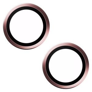 PanzerGlass Kameraprotektor Hoop Optic Rings für das iPhone 15 / 15 Plus - Pink