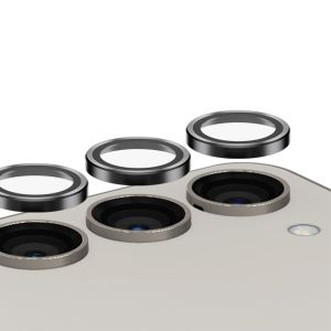 PanzerGlass Kameraprotektor Hoop Optic Rings für das Samsung Galaxy S24 - Black