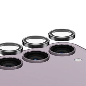 PanzerGlass Kameraprotektor Hoop Optic Rings für das Samsung Galaxy S24 Plus - Black