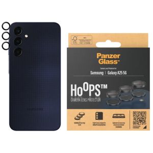 PanzerGlass Kameraprotektor Hoop Optic Rings für das Samsung Galaxy A25 - Black