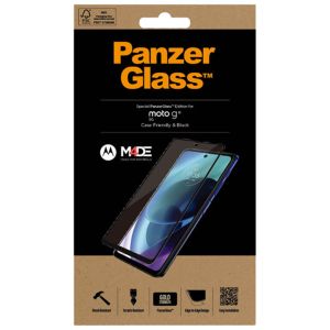 PanzerGlass Case Friendly Displayschutzfolie für das Motorola Moto G51 - Schwarz