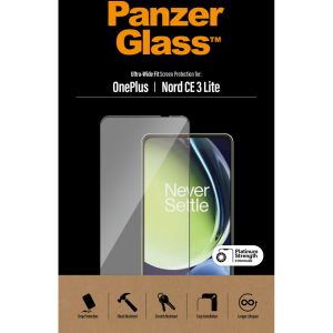 PanzerGlass Ultra-Wide Fit Antibakterieller Displayschutz für das OnePlus Nord CE 3 Lite