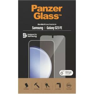 PanzerGlass Ultra-Wide Fit Antibakterieller Displayschutz mit Applikator für das Samsung Galaxy S23 FE