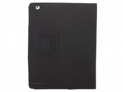 Schwarze unifarbene Tablet Klapphülle iPad 4 (2012) 9.7 inch / 3 (2012) 9.7 inch / 2 (2011) 9.7 inch