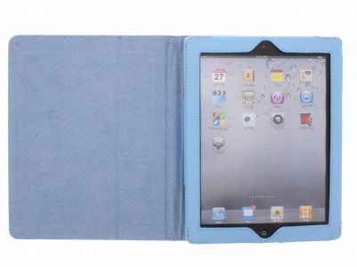 Türkise unifarbene Tablet Klapphülle iPad 4 (2012) 9.7 inch / 3 (2012) 9.7 inch / 2 (2011) 9.7 inch