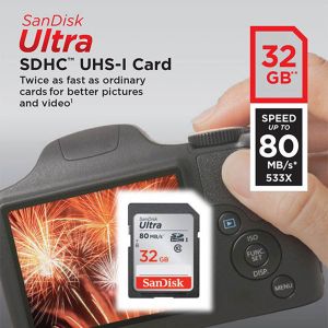 SanDisk Ultra 32GB SDHC UHS-I Speicherkarte