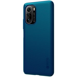 Nillkin Super Frosted Shield Case für das Xiaomi Poco F3 - Blau