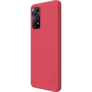 Nillkin Super Frosted Shield Case für das Xiaomi Redmi Note 11 (4G) / Note 11S (4G) - Rot