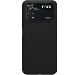 Nillkin Super Frosted Shield Case für das Xiaomi Poco M4 Pro 5G - Schwarz