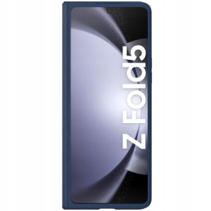 Nillkin CamShield Silky Silikon Case für das Samsung Galaxy Z Fold 5 - Blau