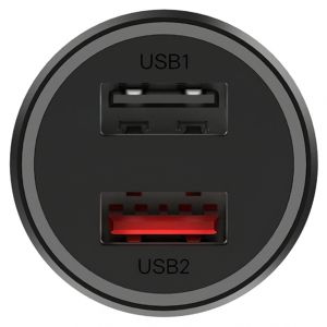Xiaomi Originale Autoladegerät - Autoadapter - Dualer USB Anschluss - 37 Watt - Schwarz