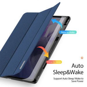 Dux Ducis Domo Klapphülle für das Samsung Galaxy Tab S9 - Dunkelblau