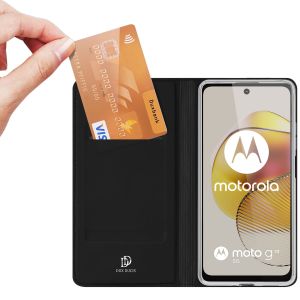 Dux Ducis Slim TPU Klapphülle für das Motorola Moto G73 - Schwarz