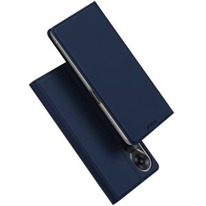 Dux Ducis Slim TPU Klapphülle für das Oppo A78 (5G) - Dunkelblau