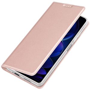 Dux Ducis Slim TPU Klapphülle für das Xiaomi Redmi Note 12 Pro Plus - Rose Gold