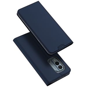 Dux Ducis Slim TPU Klapphülle für das Nokia X30 - Dunkelblau