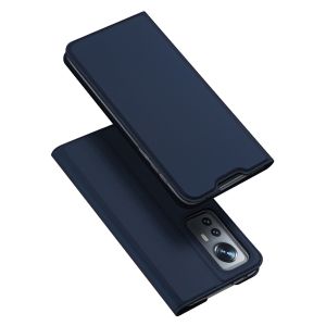 Dux Ducis Slim TPU Klapphülle für das Xiaomi 12 / 12X - Dunkelblau