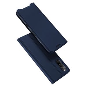 Dux Ducis Slim TPU Klapphülle für das Sony Xperia 10 III - Dunkelblau