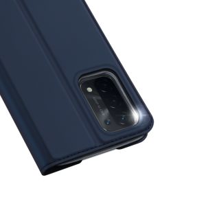 Dux Ducis Slim TPU Klapphülle für das Oppo A74 (5G) / A54 (5G) - Dunkelblau