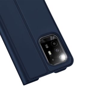Dux Ducis Slim TPU Klapphülle für das Oppo A94 (5G) - Dunkelblau
