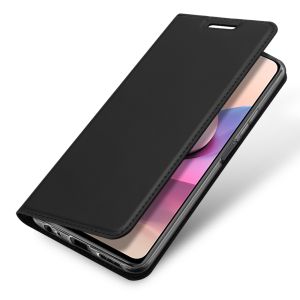 Dux Ducis Slim TPU Klapphülle für Xiaomi Redmi Note 10 (4G) / Note 10S - Schwarz
