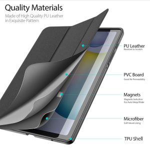 Dux Ducis Domo Klapphülle für das Samsung Galaxy Tab S6 Lite / Tab S6 Lite (2022) - Schwarz