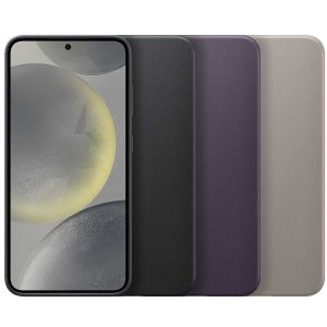 Samsung Original Hülle aus veganem Leder für das Galaxy S24 - Dark Violet