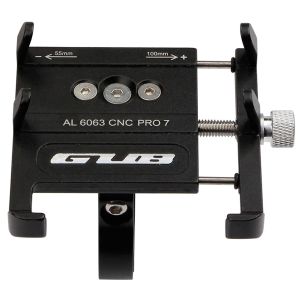 GUB Pro 7 Telefonhalter für das Fahrrad - Verstellbar - Universell - Schwarz