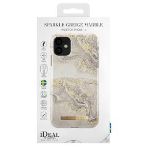 iDeal of Sweden Sparkle Greige Marble Fashion Back Case für das iPhone 11