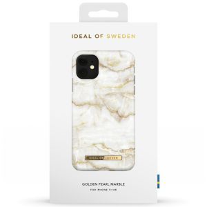 iDeal of Sweden Fashion Back Case für das iPhone 11 - Golden Pearl Marble