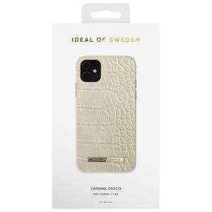 iDeal of Sweden Atelier Backcover für das iPhone 11 - Caramel Croco