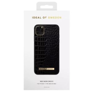 iDeal of Sweden Atelier Backcover für das iPhone 11 Pro Max - Neo Noir Croco