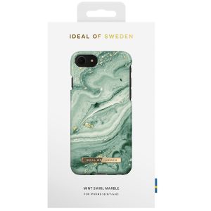 iDeal of Sweden Fashion Back Case für das iPhone SE (2022 / 2020) / 8 / 7 / 6(s) - Mint Swirl Marble